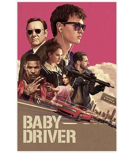 BABY DRIVER ポスター Amazon.com: Baby Driver Movie Poster 24in x 36in: Posters